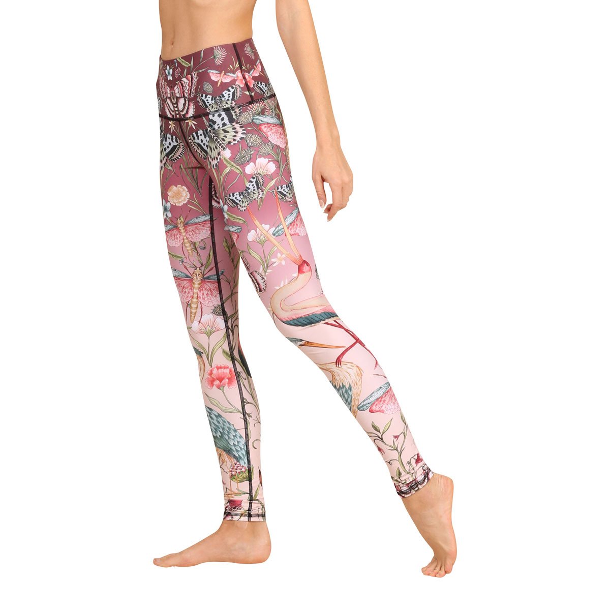 Pretty In Pink Yoga Leggings Underdeler Magenta Yoga